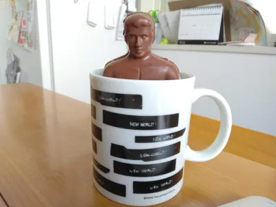 お迎えしていたパーフェクトマンを溶かしました